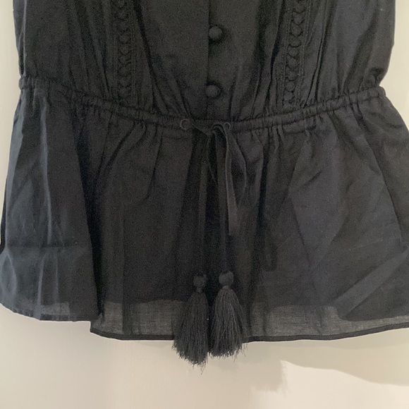 J. Crew Black Blouse XXS - Picture 2 of 4